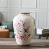 新中式手工陶瓷花瓶工艺，创意美式乡村，装饰品x客厅花瓶摆件