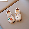 2023春秋儿童皮鞋女童，公主鞋可爱小兔软底，小童单鞋宝宝1-3岁5