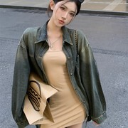 牛仔衬衫女士早秋季韩版2023年女装休闲长袖衬衣外套上衣