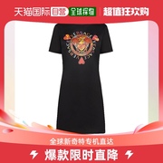 香港直邮VERSACE 女士黑色长款连衣裙 A83863-A201952-A1008