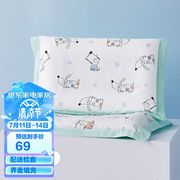 水星儿童枕头芯单个荞麦枕头，学生枕纯棉枕套抗菌面料，花草枕芯35*5