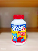 意大利进口ORSOVIT儿童小熊糖综合维生素糖 120粒