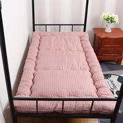 学生床垫上下铺铁架床宿舍床褥被单双人0.9m1.2米1可折叠防滑护垫