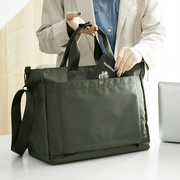 韩版简约商务男女尼龙，大容量单肩包旅行斜跨手提包电脑公文包