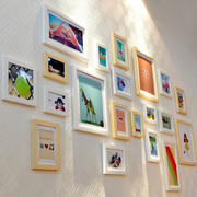 超大经20框实木照片墙适合生活照相片墙相框墙创意组合