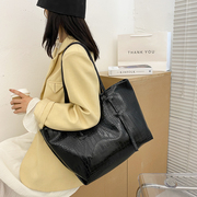 复古鳄鱼纹大包包，女2024韩版时尚单肩托特包百搭大容量手提包