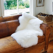 澳洲羊毛垫子真皮沙发坐垫，北欧四季通用沙发垫皮毛一体整张羊皮垫
