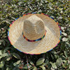 墨西哥狂欢尖尖帽麦秆草帽草帽，节男女民族风情，儿童表演万圣节帽