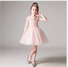 2021年韩版儿童礼服公主裙花童，女童婚纱裙蓬蓬裙钢琴主持演出