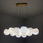 全铜天然气球球西班牙云石吊灯餐厅样板间别墅吧台书房艺术设计师