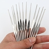 不锈钢银色蕾丝钩针套装，细线钩针diy手工编织工具，毛线针1.6-1.9m