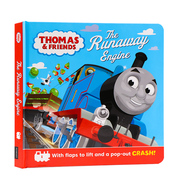 进口英文原版正版 小火车托马斯和他的朋友们立体翻翻书 Thomas & Friends The Runaway Engine Pop-Up 动画片绘本 英语启蒙礼物书