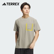 国家地理联名速干运动上衣短袖T恤男装夏季adidas阿迪达斯TERREX