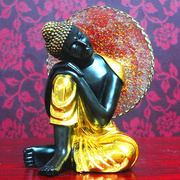 泰国烛台香炉工艺品创意佛像，摆件东南亚睡佛摆设泰式家居饰品