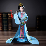 中国特色手工艺品中国风时尚家居摆件绢人娃娃四大美女貂婵