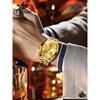 手表男士机械表黄金色金表欧品客瑞士品牌十大男表进口
