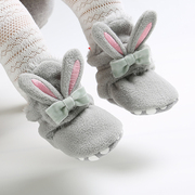 婴儿棉鞋学步鞋软底秋冬男女宝宝0-1岁新生儿冬加厚保暖棉鞋0-6个