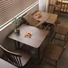 全实木折叠餐桌家用小户型简约可拉伸方形胡桃色桌椅中式伸缩饭桌