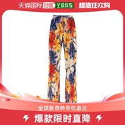 香港直邮Etro 女士Etro 花朵褶裥雪纺长裤