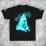 Trippie Redd 1400 Neon Shark Tee 鲨鱼纪念款荧光色短袖T恤 3款