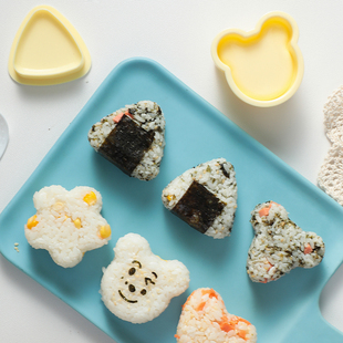 日式儿童寿司工具套装三角，饭团模具全套创意米饭，造型摇做神器磨具