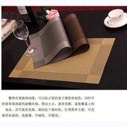 欧式PVC餐垫餐桌垫 长方形加厚防烫隔热垫杯垫碗垫盘垫西餐垫