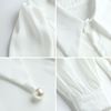 设计感小众白衬衫女春秋，洋气时尚雪纺衫内搭上衣，气质长袖衬衣