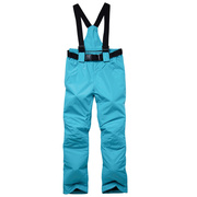 冬季男女同款防风保暖透气单双板加棉加厚背带可拆卸滑雪裤