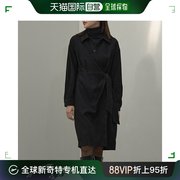 韩国直邮nain 羊绒开衫 (乐天百货店) 衬衫领子腰带连衣裙(OP-580
