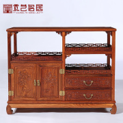 红木家具非洲花梨木餐边柜，仿古中式实木餐厅，储物柜放碗柜厨房柜