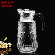 冷水壶玻璃凉水壶瓶大容量泡茶防爆家用非耐热高温凉白开水杯套装