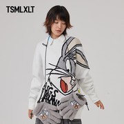 TSMLXLT乐一通系列潮牌无性别圆领卡通毛衣休闲男女款针织衫