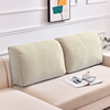 沙发抱枕靠垫套大号长方形纯色简约床头软包靠背腰垫腰枕床上麻色