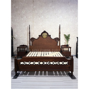 上海名都原版法式实木复古雕刻新古典双人床美式高端主卧床家具