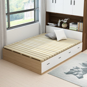 实木硬床板1.8米1.5榻榻米防潮透气折叠排骨架床定制硬板床垫护腰