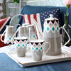 定制茶杯杯具套装家用陶瓷水杯客厅杯子托盘水具欧式轻奢骨瓷水壶