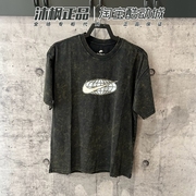 耐克短袖男夏季纯棉做旧圆领透气半袖，运动t恤fd1299-010-247