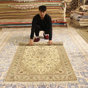 真丝地毯 手工羊毛波斯地毯欧式满铺定制工程地毯客厅加厚Kilim