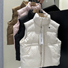 韩国童装儿童羽绒马甲2023秋冬男童女童，外穿坎肩背心，90白鸭绒(白鸭绒)外套