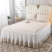 纯色床裙床罩单件，韩版床围裙防尘遮丑1.5米1.8x2.0床套三件套夏季