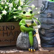 动物花盆创意可爱花园阳台装饰树脂青蛙蜗牛园艺多肉植物盆器摆件