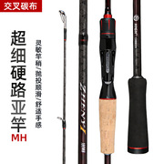 高碳mh路亚竿套装柄，1.8米直柄2.1米2.4米细硬打黑船钓渔杆鱼竿
