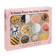 英文原版12种饼干拼图adozenfromtheovencookies亲子趣味互动桌游游戏书儿童曲奇拼图智利开发儿童玩具书籍