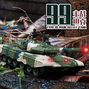 中国T99式坦克模型仿真合金履带式装甲车玩具男孩金属玩具车耐摔