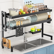 厨房水槽置物架台面碗盘收纳架，多功能洗碗架水池上放碗碟架沥水架