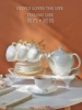 简约15头欧式茶具咖啡杯套装下午茶高档金边小奢华骨瓷茶具套装