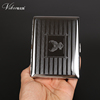 超薄烟盒20支装男不锈钢自动金属香菸盒创意个性创意防压便携式