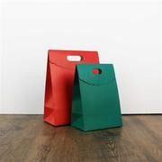 纯色纸袋大号日式翻盖精制袋信封袋个性，定制便捷环保食物袋子