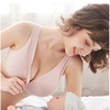 EA19哺乳文胸背心式聚拢防下垂喂奶孕妇内衣怀孕期中母乳胸罩薄