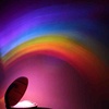 一代彩虹投影灯投影仪蛋形彩虹，投影灯七彩led投影灯创意小夜灯